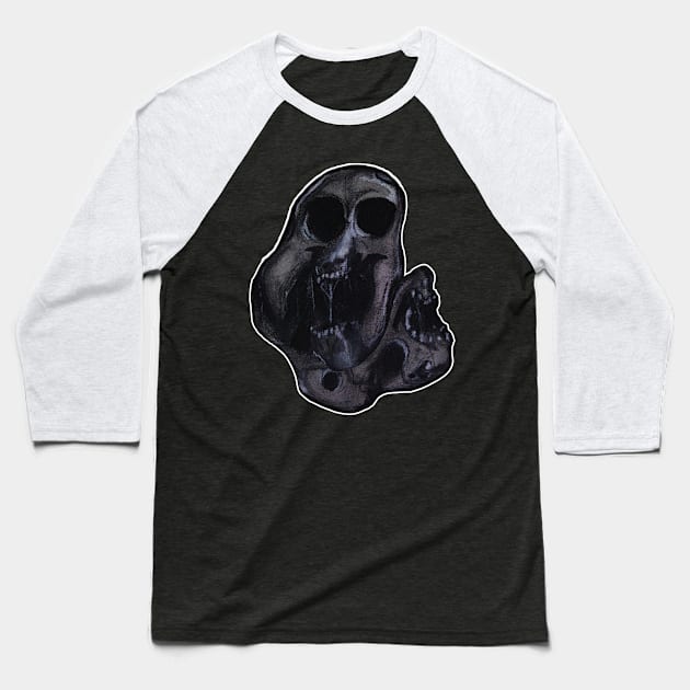 Nightmare Chorus Baseball T-Shirt by Husky's Art Emporium